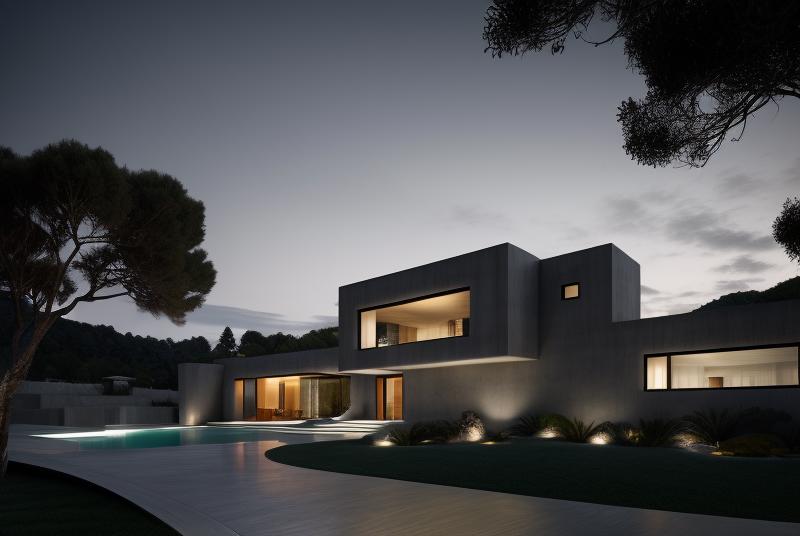 19102-3690131167-portray a modern villa with a striking concrete facade. The villa stands confidently, capturing attention within a residential n.png